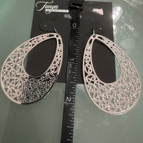High-End Department Store Designer One of Kind Statement Earrings - Picture 4 of 4